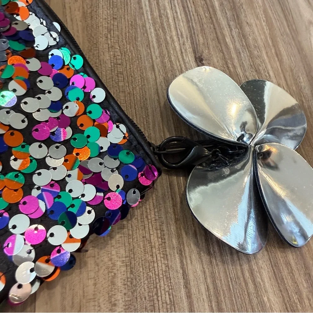 MAC Cosmetics Multicolor Sequin Cosmetic Clutch